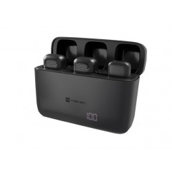 Mikrofon Natec HOPPER krawatowy bezprzewodowy USB-C (2szt.)  Mikrofon Natec HOPPER krawatowy bezprzewodowy USB-C (2szt.)