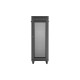 Szafa instalacyjna rack stojąca 19 cali 32U 600x800 drzwi perforowane LCD czarna (Flat pack)