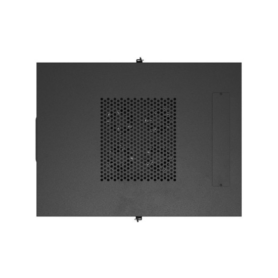 Szafa instalacyjna rack stojąca 19 cali 32U 600x800 drzwi perforowane LCD czarna (Flat pack)