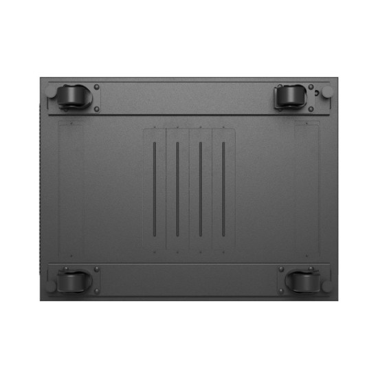 Szafa instalacyjna rack stojąca 19 cali 32U 600x800 drzwi perforowane LCD czarna (Flat pack)