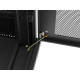 Szafa instalacyjna rack stojąca 19 cali 32U 600x800 drzwi perforowane LCD czarna (Flat pack)