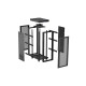 Szafa instalacyjna rack stojąca 19 cali 32U 600x800 drzwi perforowane LCD czarna (Flat pack)