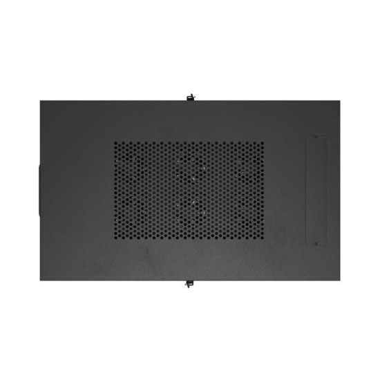 Szafa instalacyjna rack stojąca 19 cali 32U 600x1000 drzwi perforowane LCD czarna (Flat pack)