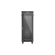 Szafa instalacyjna rack stojąca 19 cali 32U 600x1000 drzwi przeszklone LCD czarna (Flat pack)