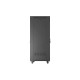 Szafa instalacyjna rack stojąca 19 cali 37U 800x800 drzwi perforowane LCD czarna (Flat pack)
