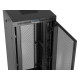Szafa instalacyjna rack stojąca 19 cali 37U 800x800 drzwi perforowane LCD czarna (Flat pack)