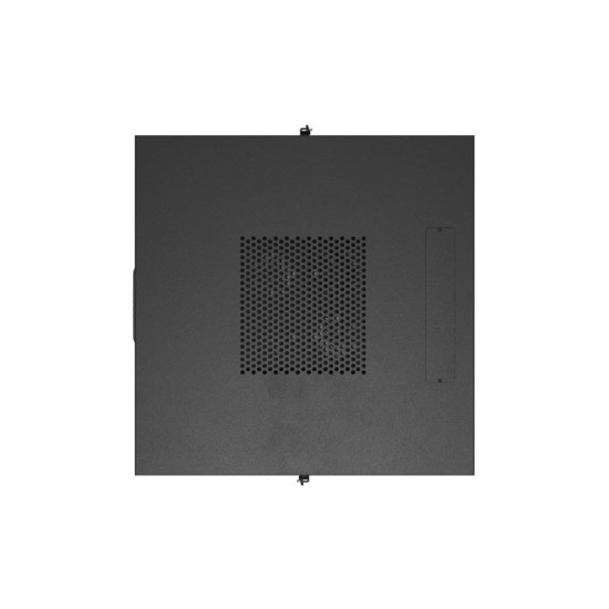 Szafa instalacyjna rack stojąca 19 cali 47U 800x800 drzwi perforowane LCD czarna (Flat pack)