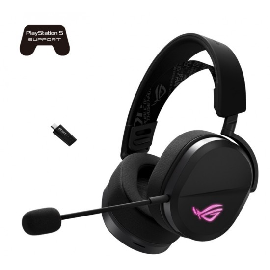 Słuchawki ROG Pelta Wireless 2.4GHz/BT/USB-C/PC/MAC/PS4/PS5/Nintendo 
