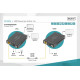 Przedłużacz / Extender HDMI 70m po skrętce kat.5e/6/7 4K 60Hz PoC (Power over Cable) (zestaw)