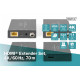 Przedłużacz / Extender HDMI 70m po skrętce kat.5e/6/7 4K 60Hz PoC (Power over Cable) (zestaw)