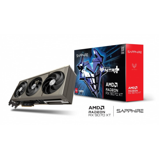 Karta graficzna Radeon RX 9070 XT NITRO+ GAMING OC 16GB GDDR6 256bit 2DP/2HDMI