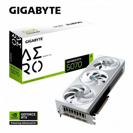 Karta graficzna RTX 5070 AERO OC 12GB GDDR7 192bit HDMI/DP 