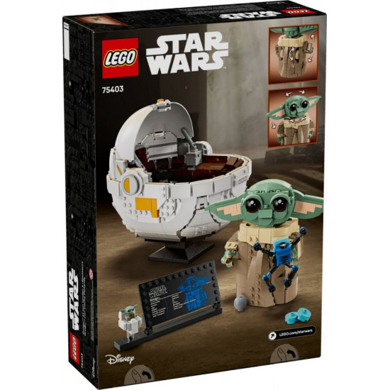 Klocki Star Wars 75403 Grogu w wózku 