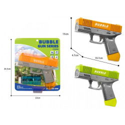 Pistolet na bańki mydlane + płyn 
