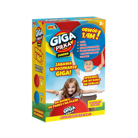 Giga Piłka Junior Czerwona 