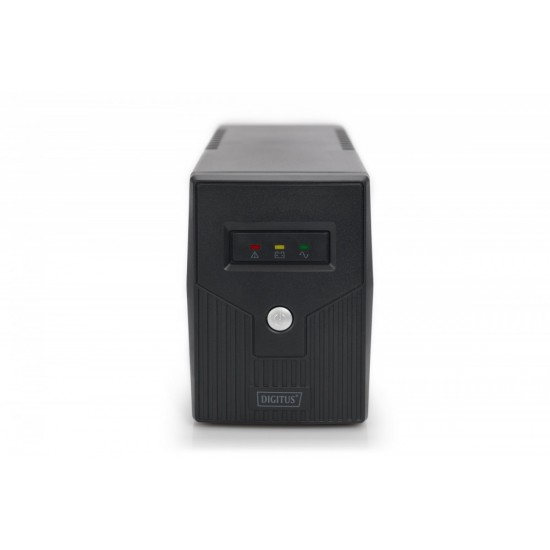 UPS Line-Ineractive LED BASIC, 600VA/360W, 1x12V/7Ah, AVR, 2x Schuko CEE 7/3