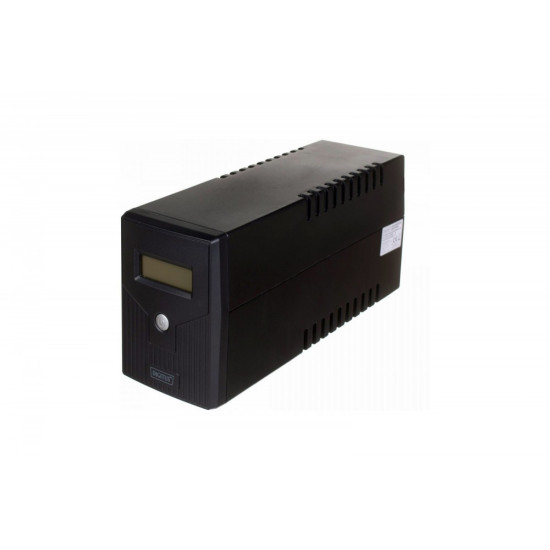 UPS Line-Ineractive LCD BASIC, 600VA/360W, 1x12V/7Ah, AVR, 2x Schuko CEE 7/3