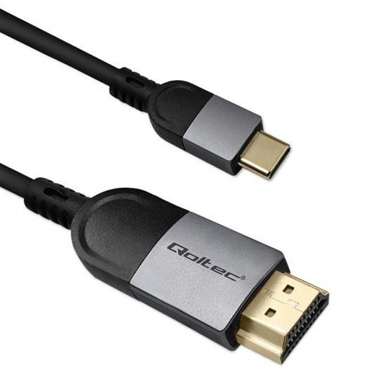 Kabel Adapter USB-C na HDMI high speed 4K | 60Hz | 32AWG | 2m 