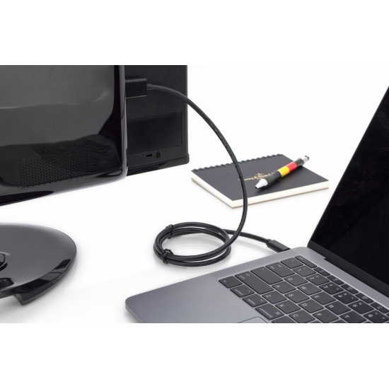 Kabel USB Type-C/HDMI M/M USB 3.1 Gen.2 SuperSpeed+ 4K/60Hz 18Gbps 5m czarny