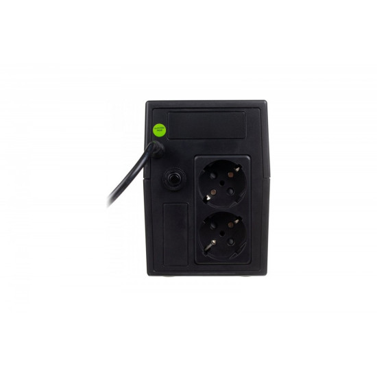 UPS Line-Ineractive LCD BASIC, 800VA/480W, 1x12V/9A, AVR, 2x Schuko CEE 7/3