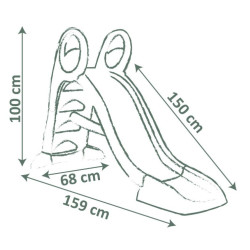 Zjeżdżalnia KS (ślizg 150 cm) 