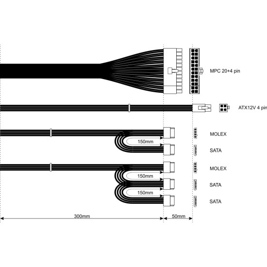 Zasilacz ATX AK-B1-420 420W