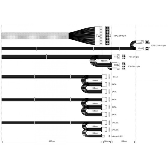 Zasilacz ATX AK-U4-400 400W 80+ Bronze