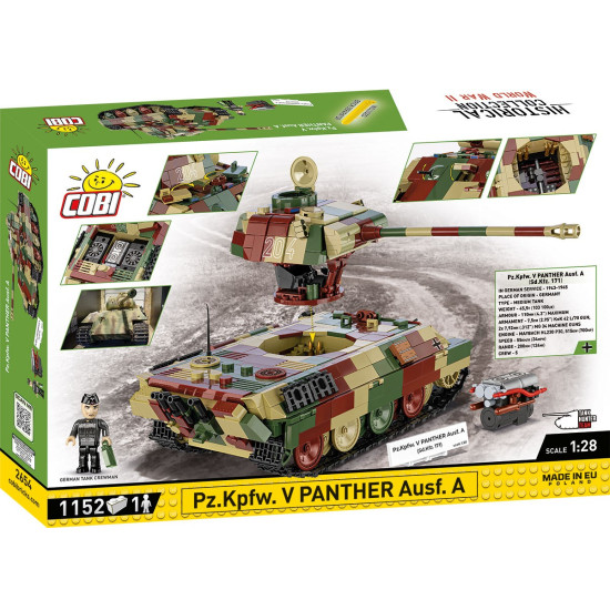 Klocki Pz.Kpfw.V Panther Ausf.A 1152 klocki 