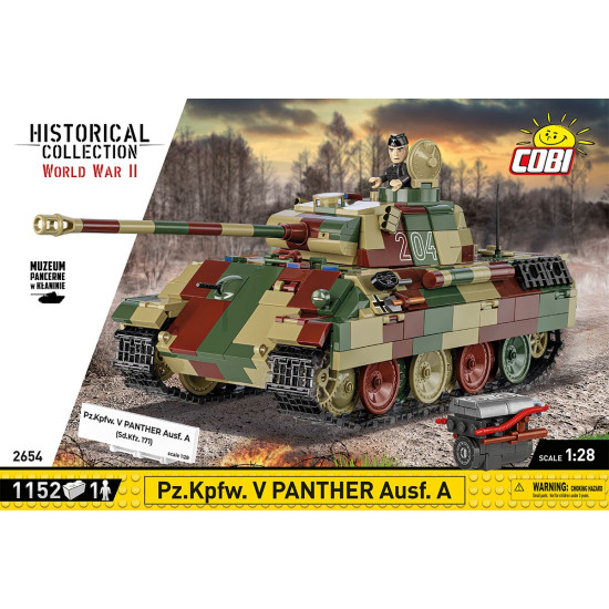Klocki Pz.Kpfw.V Panther Ausf.A 1152 klocki 