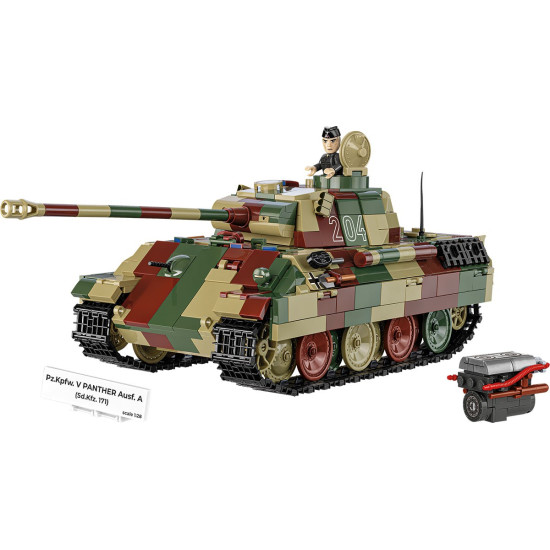 Klocki Pz.Kpfw.V Panther Ausf.A 1152 klocki 