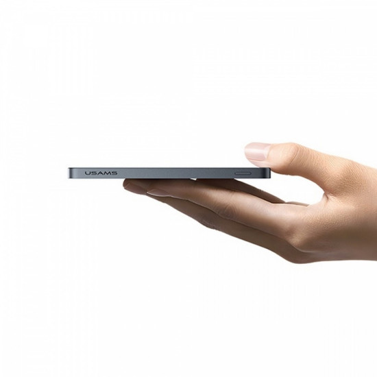 Powerbank 5000mAh 20W indukcyjny Magsafe PD Fast Charge szary 