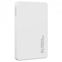 Powerbank 5000mAh 20W indukcyjny MagSafe PD biały 