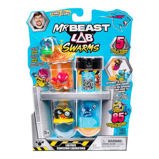 Figurki Mr Beast Lab - Rój Lab 5-pak 