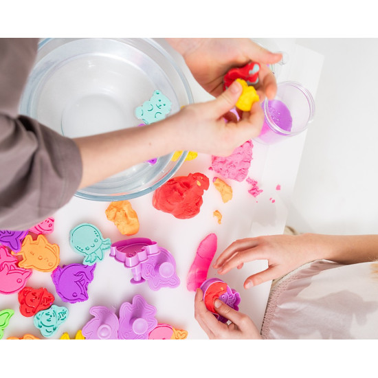 Masa plastyczna Misiolina 60g 1 foremka Czerwona