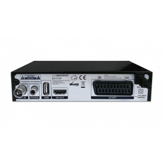 Tuner/dekoder cyfrowy DVB-T2 H.265/HEVC 