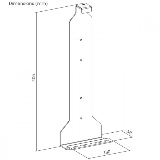 Uhwyt ścienny do PS5, RS180. 10 kg max 