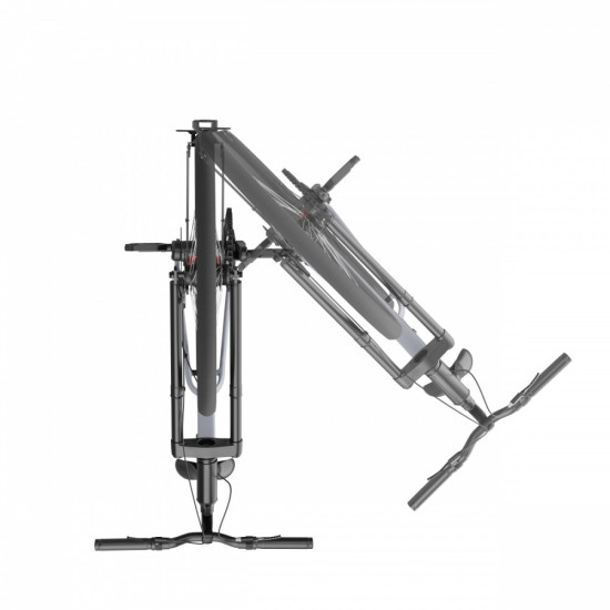 Stojak rowerowy ścienny 35 kg max, MC-498 czarny, stalowy