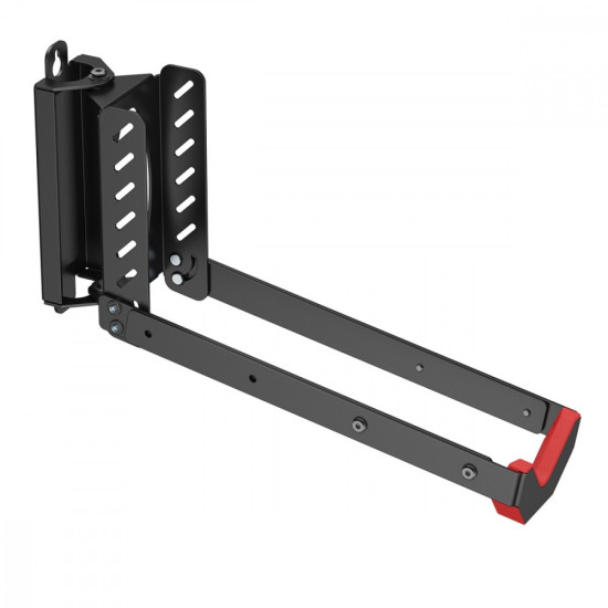 Stojak rowerowy ścienny 35 kg max, MC-498 czarny, stalowy