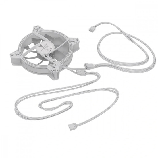 Wentylator ARGB 120x120x25 biały 