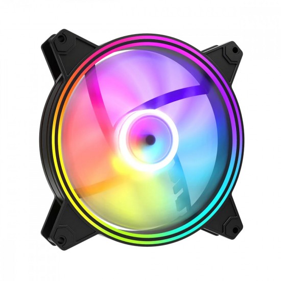 Wentylator ARGB 140x140x25 czarny 