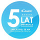 Płyta gaz/szkło czarna CVW6BB