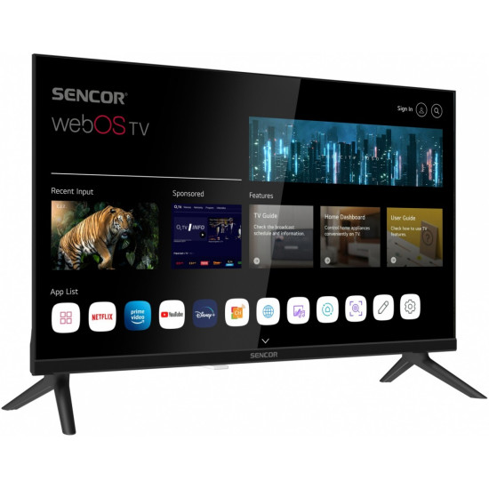 Telewizor 24 cale Smart webOS LG 12/240V SLE 24S830WB Wi-Fi BT