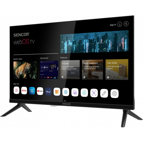 Telewizor 24 cale Smart webOS LG 12/240V SLE 24S830WB Wi-Fi BT