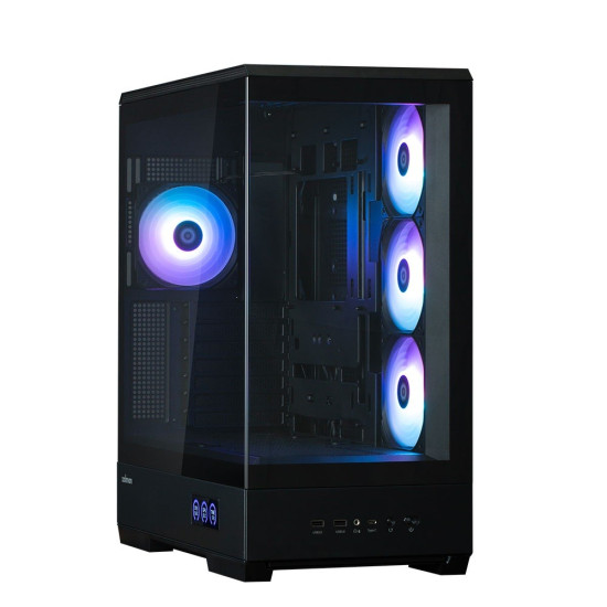 Obudowa P50 DS Mid-Tower 4 wentylatory ARGB czarna