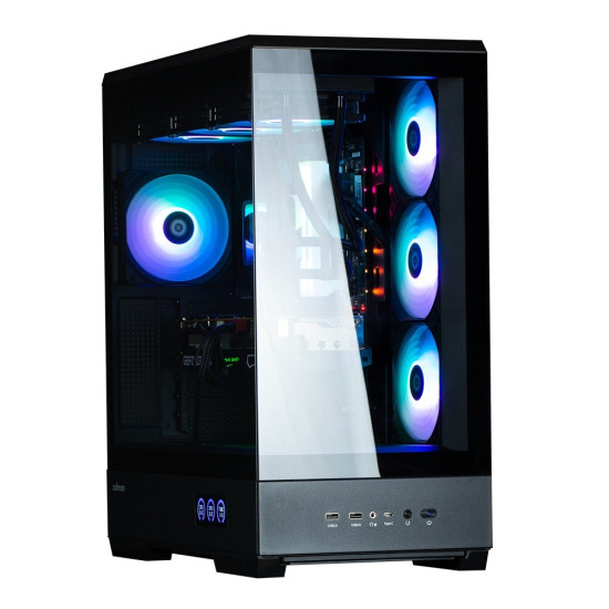 Obudowa P50 DS Mid-Tower 4 wentylatory ARGB czarna