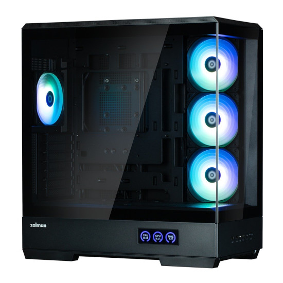 Obudowa P50 DS Mid-Tower 4 wentylatory ARGB czarna