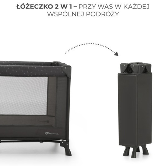 Łóżeczko turystyczne JOY LIGHT GREY