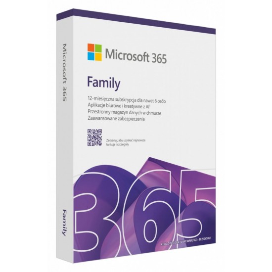 M365 Family PL 1Y 6U Win/Mac EP2-32382 M365 Family PL 1Y 6U Win/Mac EP2-32382