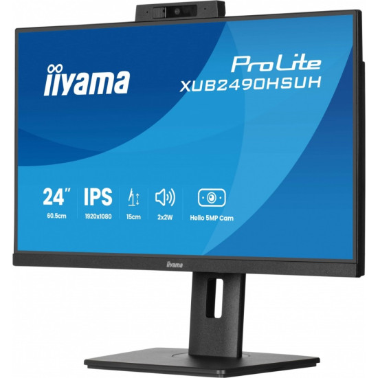 Monitor 24 cale XUB2490HSUH-B2 IPS,FHD,CAM,MIC,HDMI,DP 