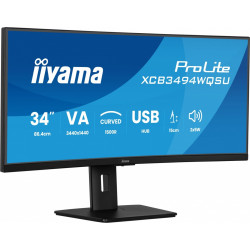 Monitor 34 cali XCB3494WQSU-B1 VA,UWQHD,1500R,2xHDMI,DP,2xUSB,2xUSB-C 